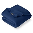 thumbnail image 1 of Bare Home Polar Fleece Bed Blanket - Lightweight - Premium Fleece - King, Dark Blue, 1 of 10