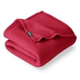 thumbnail image 1 of Bare Home Polar Fleece Bed Blanket - Lightweight - Premium Fleece - King, Red, 1 of 10