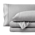 thumbnail image 1 of Bare Home Premium 1800 Collection 3-Piece Bed Sheet Set, Twin, Heathered Charcoal, 1 of 9