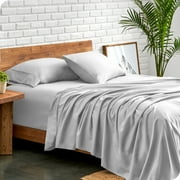 Bare Home Premium 1800 Collection 3-Piece Bed Sheet Set, Twin-XL, Cloud Gray