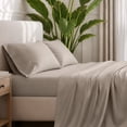thumbnail image 1 of Bare Home Premium 1800 Collection 4-Piece Bed Sheet Set, Queen, Khaki, 1 of 10