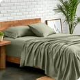 thumbnail image 1 of Bare Home Premium 1800 Collection 4-Piece Bed Sheet Set, Queen, Sage, 1 of 11