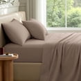 thumbnail image 1 of Bare Home Premium 1800 Collection 4-Piece Bed Sheet Set with Envelope Pillowcases, King, Taupe, 1 of 9