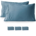 thumbnail image 1 of Bare Home Premium 1800 Ultra-Soft Double Brushed Microfiber Bulk Pack, King, 12 Pack, Coronet Blue, 1 of 4