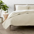 thumbnail image 1 of Bare Home Premium Diamond Stitched 3 Piece Coverlet Set - Ultra-Soft Luxurious Lightweight All Season Bedspread (King, Sand), 1 of 5