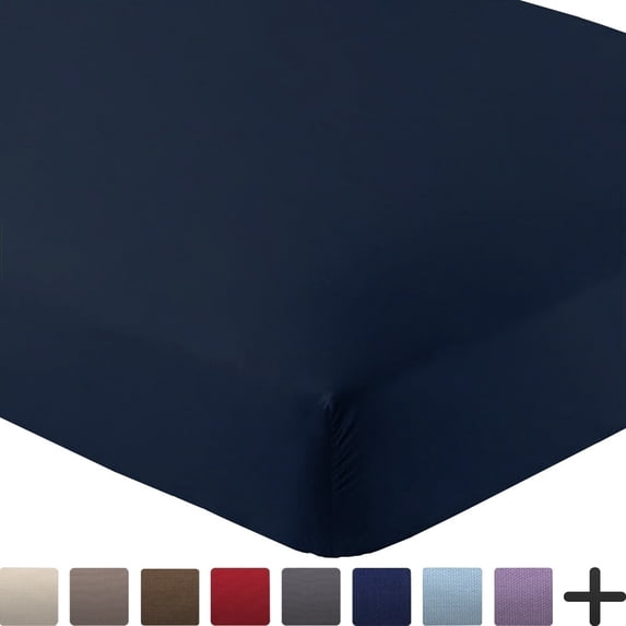 Bare Home Premium Luxury Ultra-Soft Wrinkle Resistant Fitted Sheet