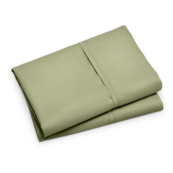 Bare Home Sage Microfiber Pillowcase Set, Hypoallergenic, King Set of 2
