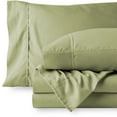 thumbnail image 1 of Bare Home Sage Microfiber Sheet Set, Wrinkle Resistant, Deep Pocket, Twin, 1 of 6