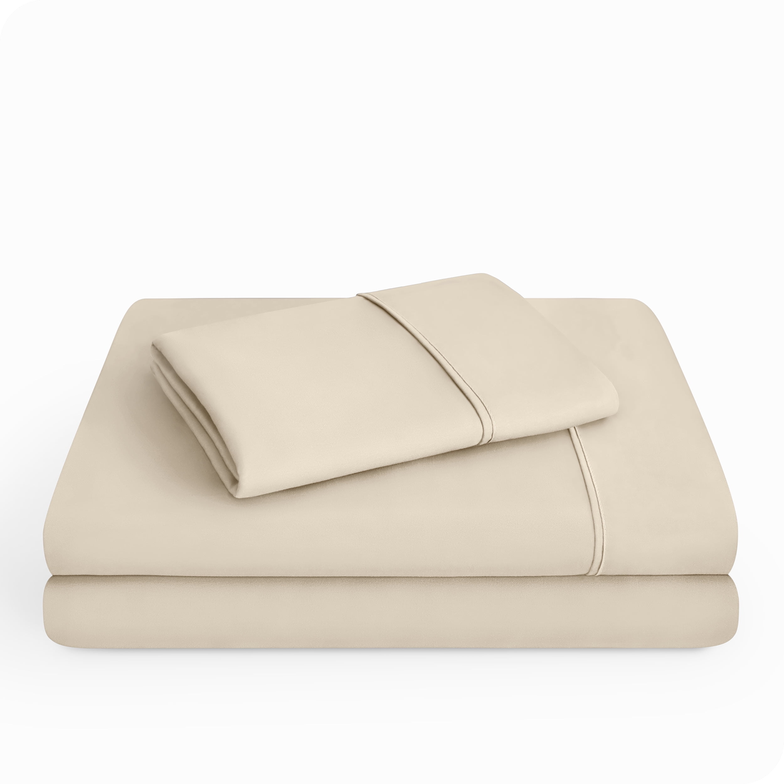 Bare Home Sand Microfiber Sheet Set, Wrinkle Resistant, Deep Pocket, Twin