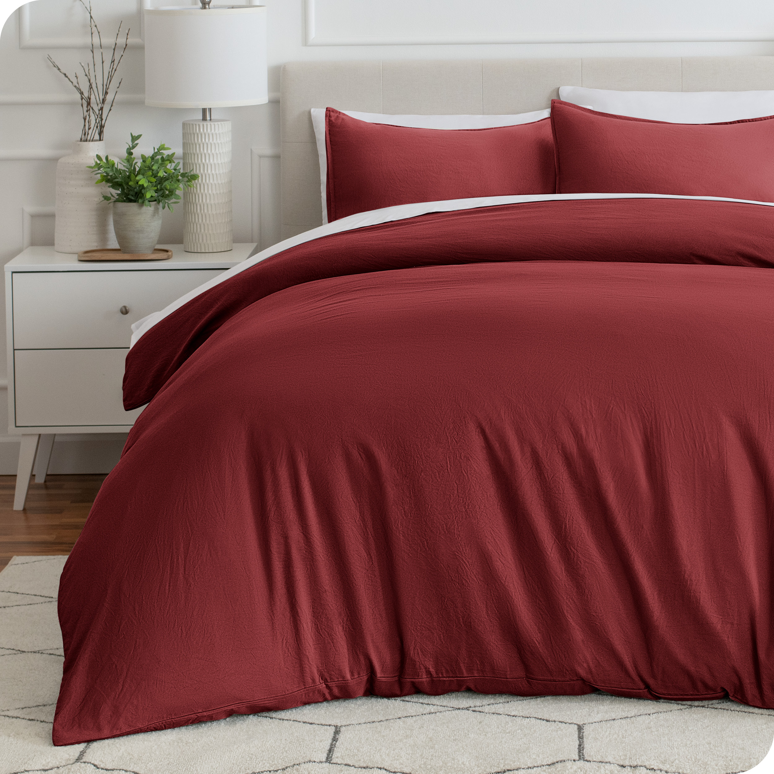 Home Essence Vancouver 4 Piece 2in1 Duvet Cover Set