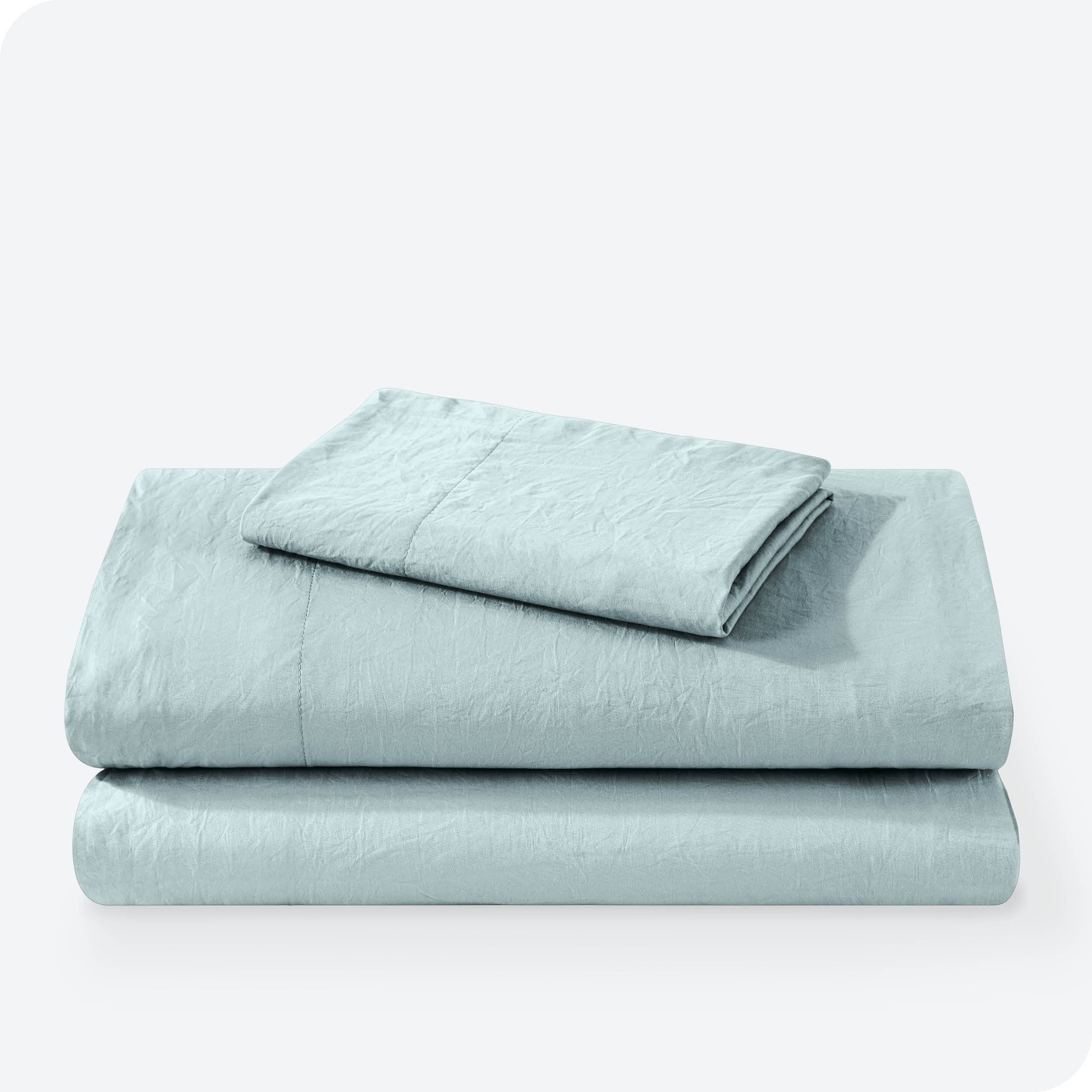 Bare Home Slate Sandwashed Microfiber Sheet Set, Wrinkle Resistant, Deep Pocket, Twin