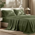 thumbnail image 1 of Bare Home TENCEL™ Sheet Set - Lyocell derived from Eucalyptus - Queen, Cypress, 1 of 9