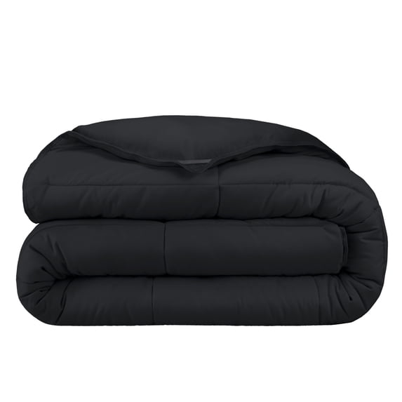 Bare Home Ultra-Soft 1800 Collection Down Alternative Comforter Duvet Insert - California King, Black