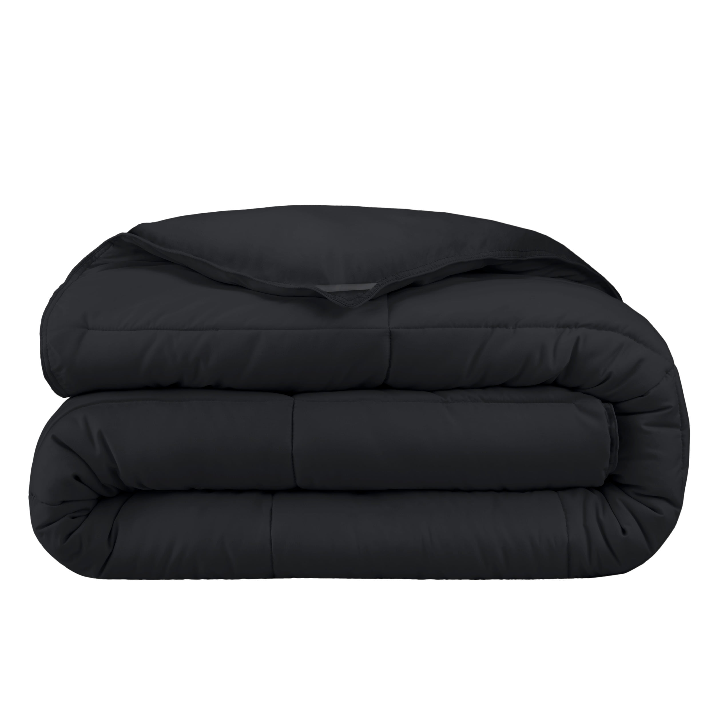 Bare Home Ultra-Soft 1800 Collection Down Alternative Comforter Duvet Insert - Full, Black