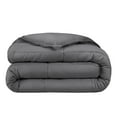 thumbnail image 1 of Bare Home Ultra-Soft 1800 Collection Down Alternative Comforter Duvet Insert - Oversized King, Gray, 1 of 8