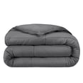 thumbnail image 1 of Bare Home Ultra-Soft 1800 Collection Down Alternative Comforter Duvet Insert - Twin/Twin-XL, Gray, 1 of 9