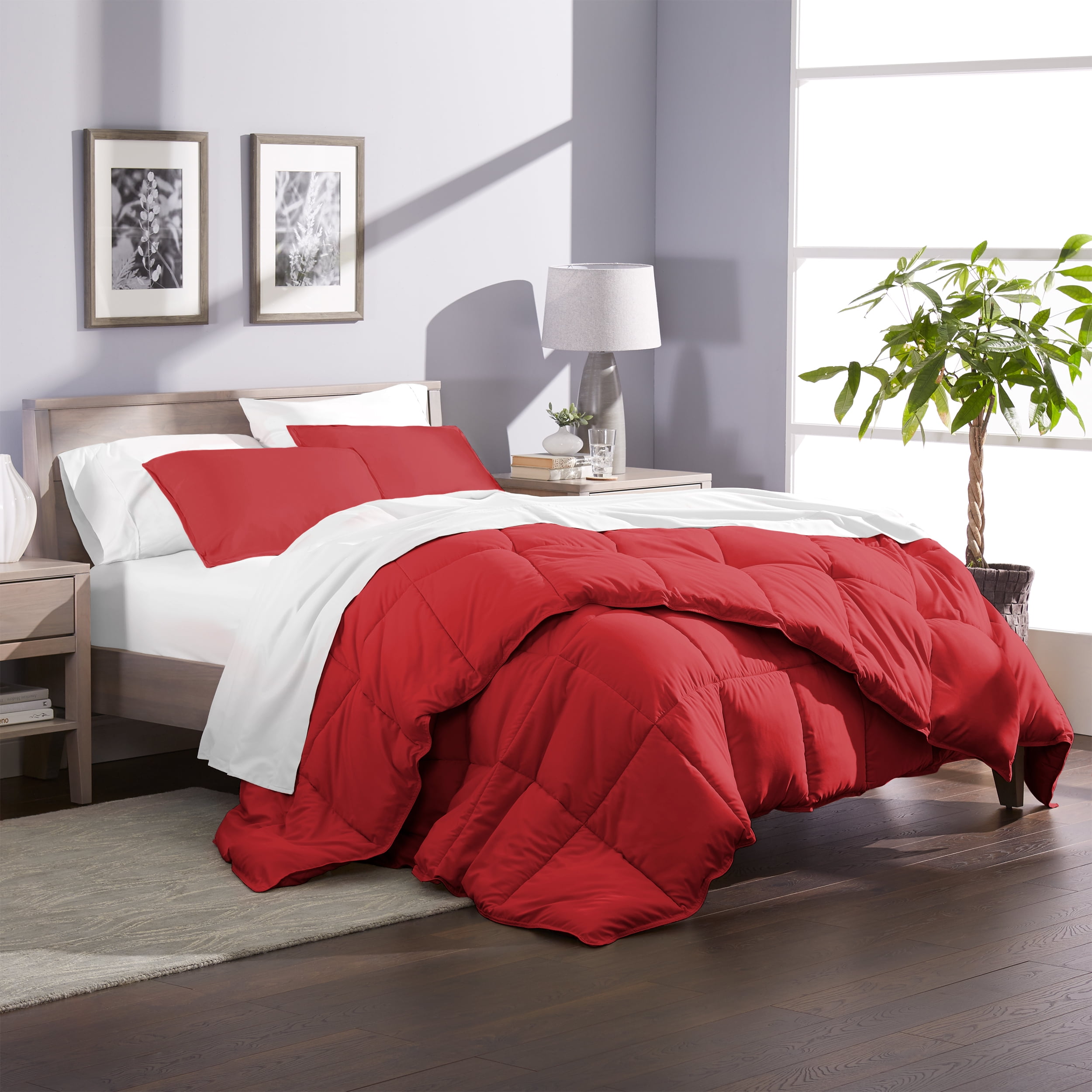 Bare Home UltraSoft Goose Down Alternative Comforter Set, Oversized