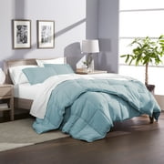 Bare Home Ultra-Soft Goose Down Alternative Comforter Set, Twin/Twin XL, Light Blue