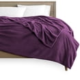 thumbnail image 1 of Bare Home Ultra Soft Microplush Velvet Blanket - Luxurious Fuzzy Fleece Fur - All Season Premium Bed Blanket, Twin Extra Long (Twin/Twin XL, Plum), 1 of 6