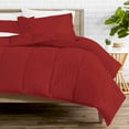 thumbnail image 1 of Bare Home Ultra-Soft Premium 1800 Series Goose Down Alternative Comforter Set - Hypoallergenic - All Season - Plush Fiberfill, Twin Extra Long (Twin/Twin XL, Red), 1 of 6
