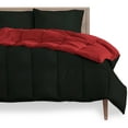 thumbnail image 1 of Bare Home Ultra-Soft Premium 1800 Series Goose Down Alternative Reversible Comforter - Hypoallergenic - All Season - Plush Fiberfill (King/Cal King, Black/Red), 1 of 6