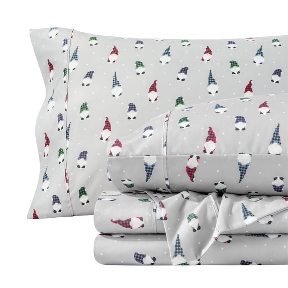 Bare Home Ultra-Soft Sheet Set - Premium 1800 Collection - Deep Pockets - 3-Pieces - Twin XL, Gnomes