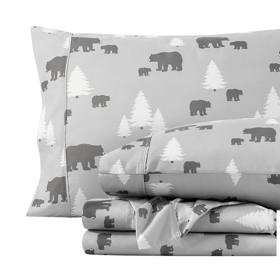 Bare Home Ultra-Soft Sheet Set - Premium 1800 Collection - Deep Pockets - 4-Pieces - Queen, Kodiak