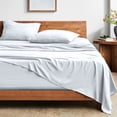thumbnail image 1 of Bare Home Washed Sheet Set - Premium 1800 Collection - Deep Pocket - 4 Piece - King, White, 1 of 8