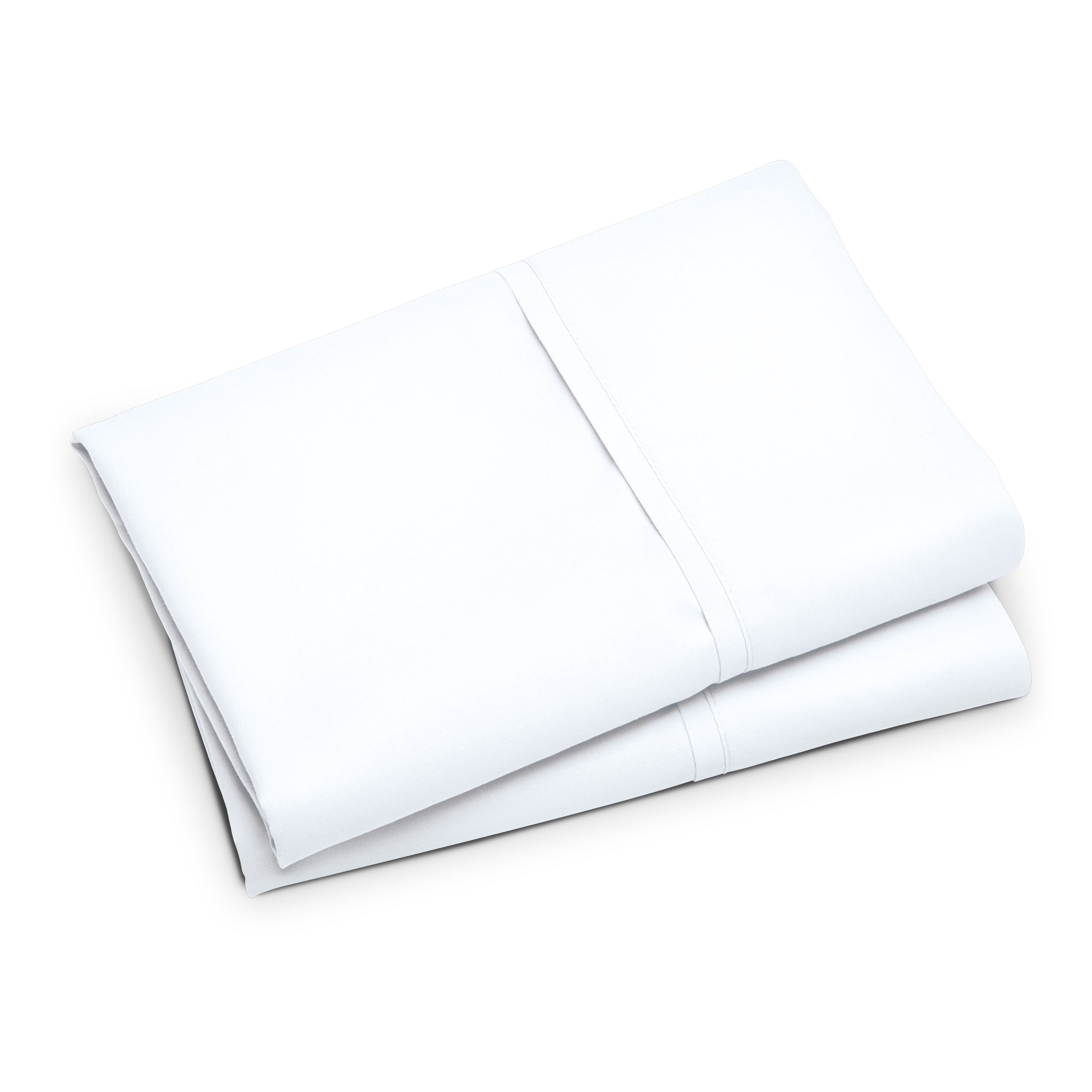 Bare Home White Microfiber Pillowcase Set, Hypoallergenic, King Set of 2