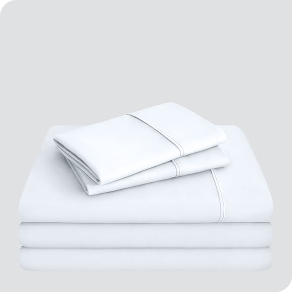 Bare Home White Microfiber Sheet Set, Wrinkle Resistant, Deep Pocket, Split Cal King