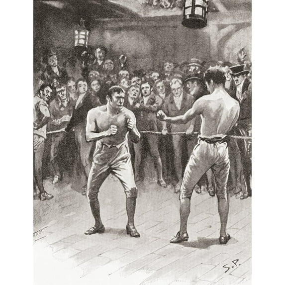 Bare-Knuckle Boxing In The 19Th Century. Aka Bare-Knuckle Prizefighting Or