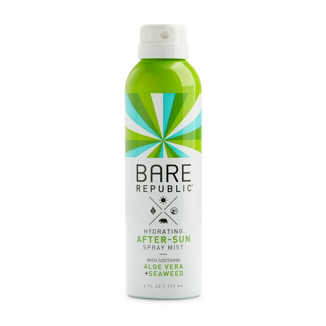 Bare Republic Hydrating After Sun Body Spray, Includes Aloe Vera and Seaweed, 6 fl oz