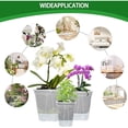 thumbnail image 1 of Bare Root Planter Self Watering Pots Set with Holes for Indoor/Outdoor Plants, Planter Pot with Watering Hole/Reservoir and Air Pipes, Clear 4PCS, 1 of 6