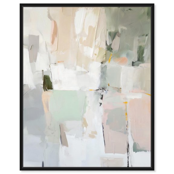 Bare Ruins I Canvas Moody Abstracts by Art Remedy, Black Frame, 36 x 45