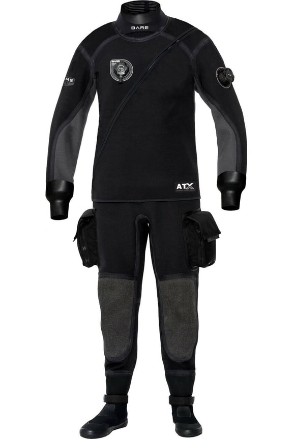 Bare Sentry Tech Dry Suit, Mens, Black - MLT
