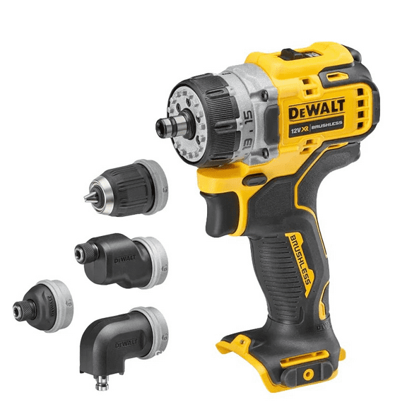 Bare Tool DCD703 12V MAX Brushless Cordless 5-in-1 Drill/Driver Kit Compact Electric Screwdriver