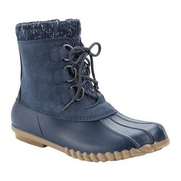 Bare Traps Women's Fabulous Duck Boots Blue Size 10 M