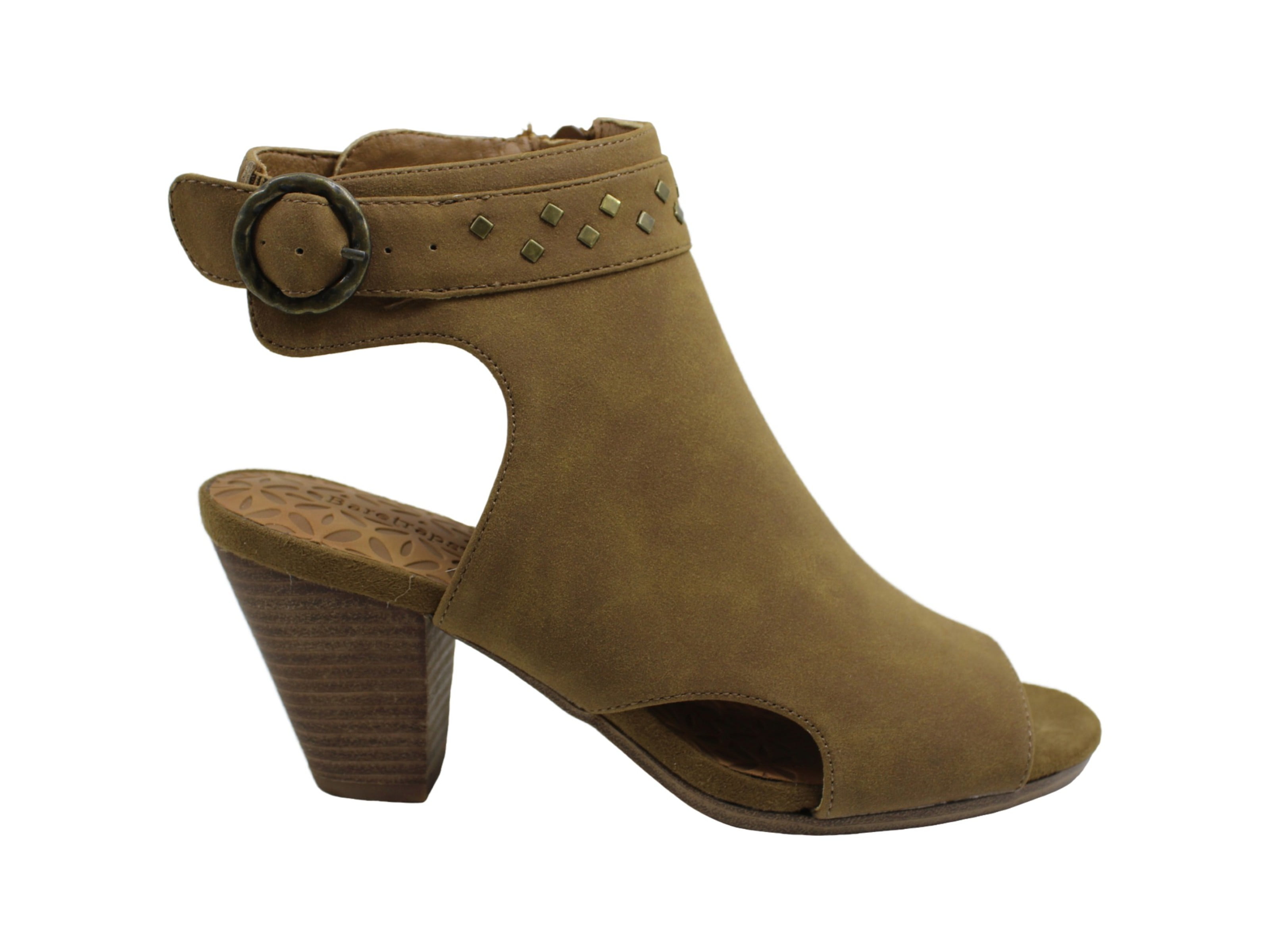 Bare Traps Womens Reining Peep Toe Casual Ankle Strap Sandals