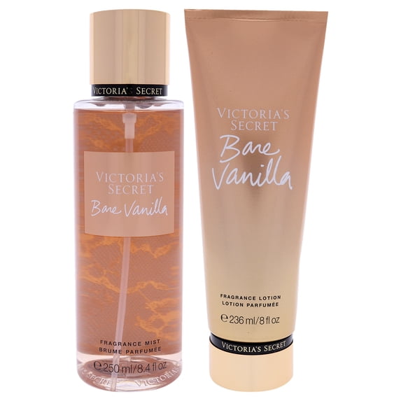 Victorias Secret Bare Vanilla Kit , 2 Pc Kit 8.4 oz Fragrance Mist, 8 oz Body Lotion