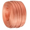 thumbnail image 1 of Bare copper braided ground wire, can be welded oxygen-free copper wire (width: 28mm, thickness: 2.5mm, length: 1m), 1 of 5