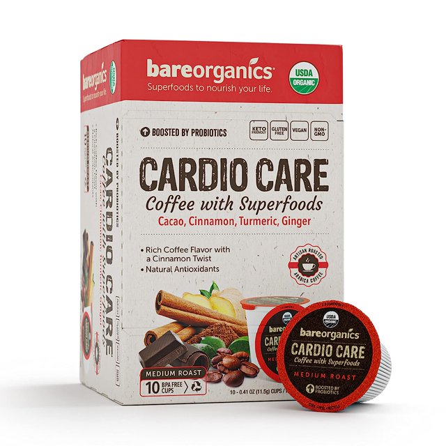 13313 Cardio Care USDA Organic Coffee Pods, Keurig KCup