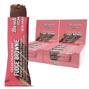 Barebells Protein Bars - Protein Snacks with High Protein - Chocolate Protein Bars - Perfect on The Go Protein Snack & Breakfast Bars 12 Count Pack of 2, Plant Based - Fudge Brownie