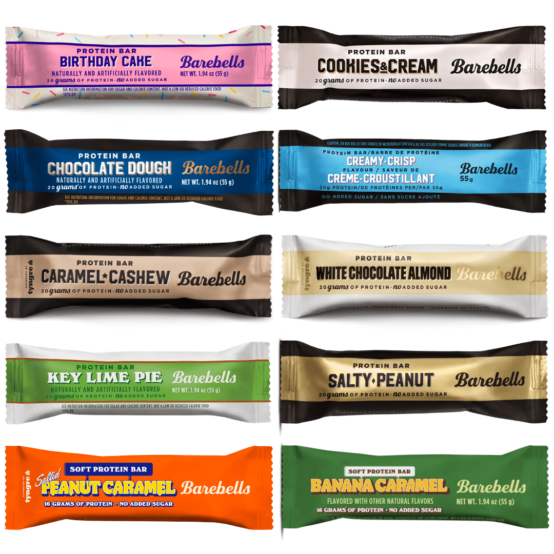 Barebells Protein Bars Variety Pack Sampler, Protein Snacks with 1.9oz bars 20g of 10 count