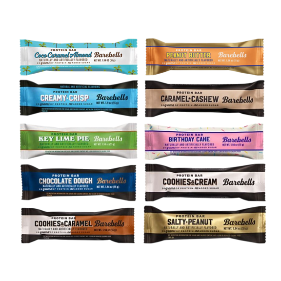 Barebells Protein Bars Variety Pack Sampler, Protein Snacks with 1.9oz bars 20g of 10 count