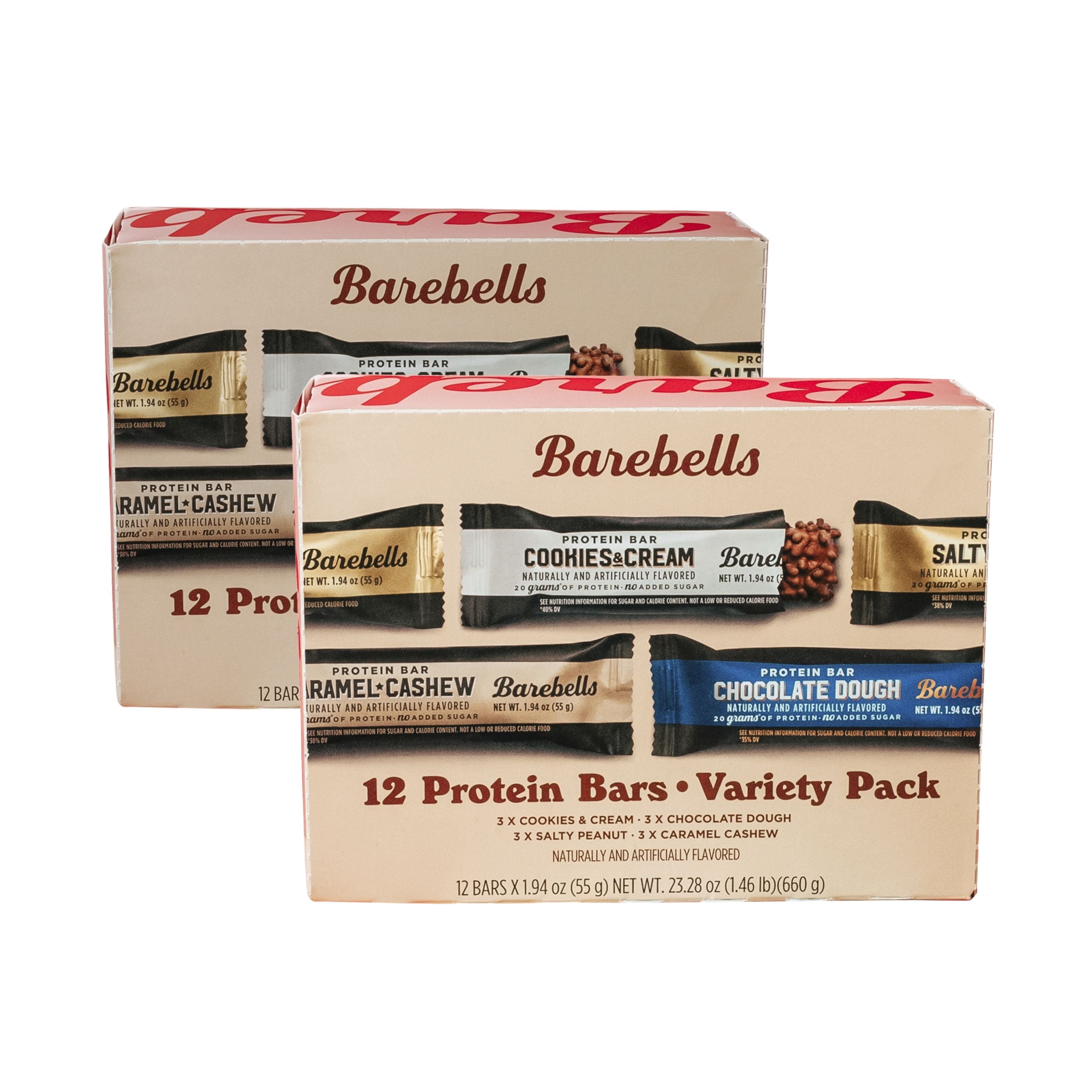 Barebells Protein Bars with 20g High Protein, 1.9oz Bars, Variety Pack - 24 Count