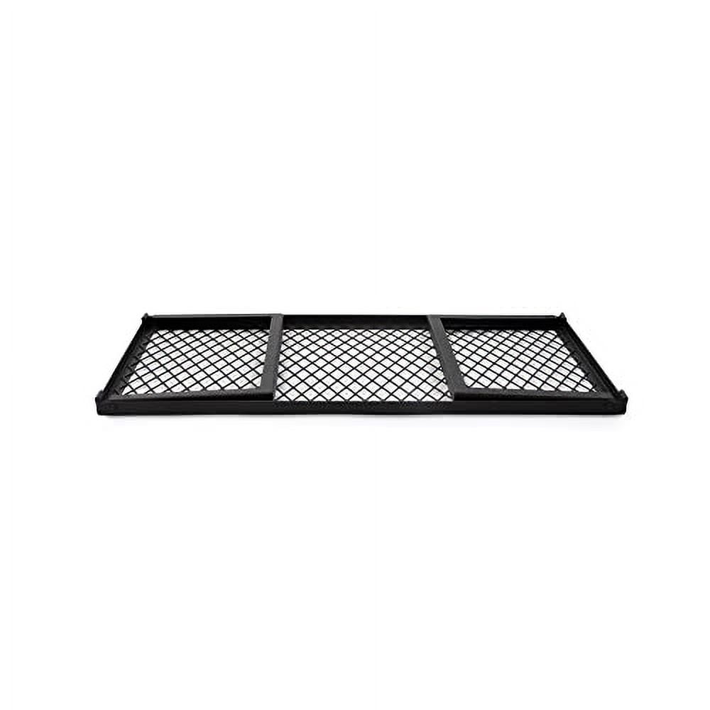Barebones Heavy Duty Grill Grate Rectangular, Cast Iron Camping Grill Grate BBQ Grill, Fire