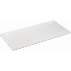 BarefHaven Universal Wood Table Top, 55” x 28” Solid One-Piece Desktop for Standard & Sit to Stand Desk Frame, Rectangular Workbench Top Board with Cable Holes, Countertop DIY, Coffee Bar Tabletop