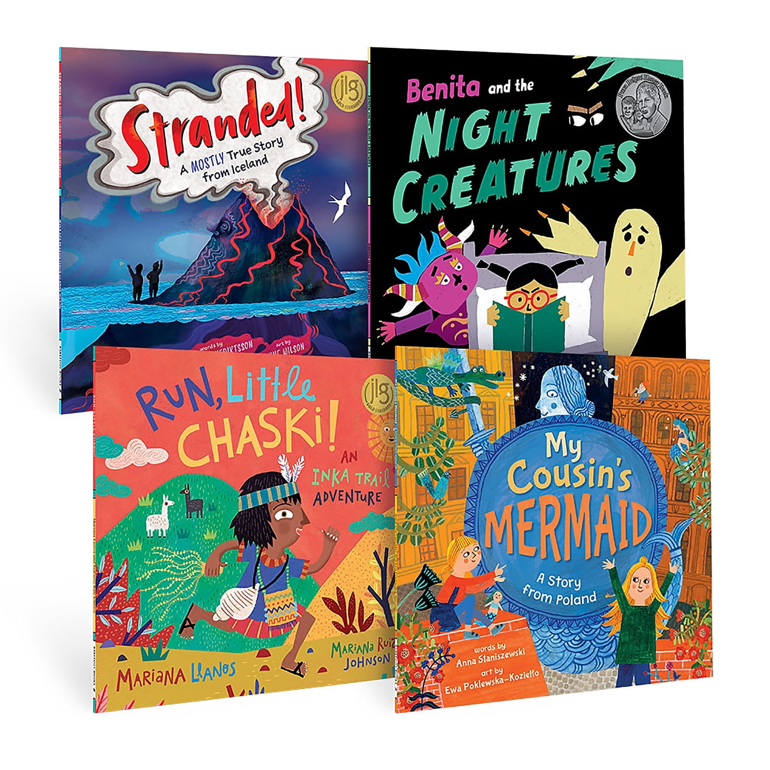 Barefoot Books 1st Grade Authentic Stories/Diverse Book Bundle 1 4/Set (BBK9798888593370)