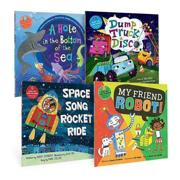 Barefoot Books Kindergarten STEAM Singalongs Book Bundle 4