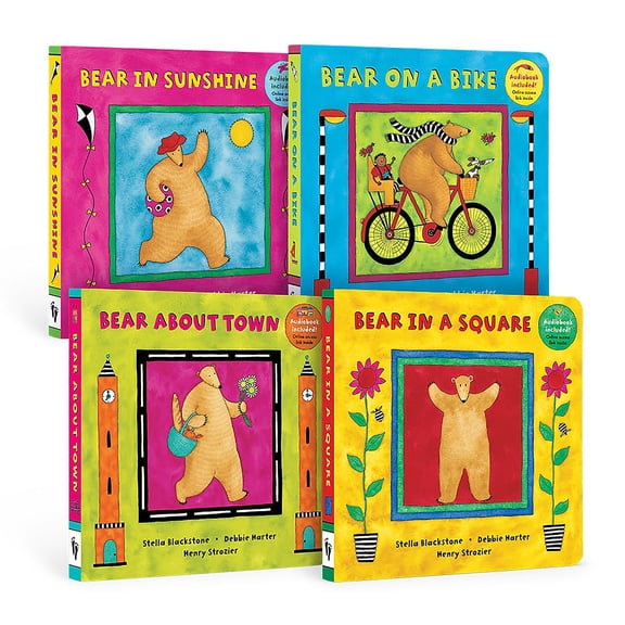 Barefoot Books PreK Bear Series Board Book Bundle 4/Set (BBK9798888593318)